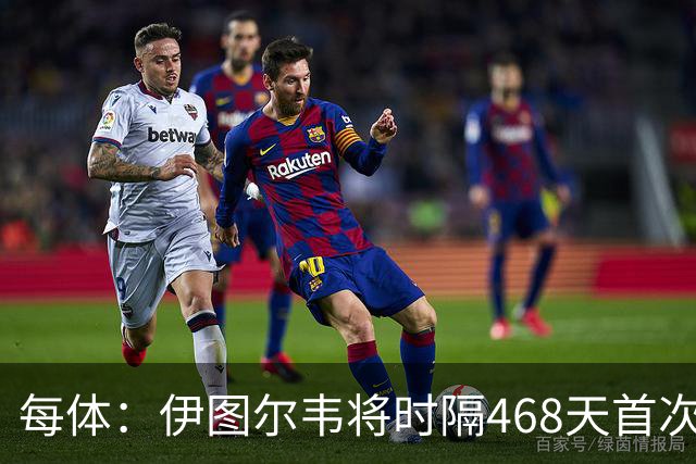 每体：伊图尔韦将时隔468天首次出场，国王杯迎埃尔切首秀